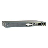 Коммутатор Cisco Catalyst, 24 x FE (PoE), 2 x GE/SFP, LAN Lite WS-C2960+24PC-S