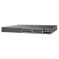 Коммутатор Cisco Catalyst, 24 x GE (PoE), 4 x SFP, LAN Base WS-C2960S-24PS-L
