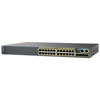 Коммутатор Cisco Catalyst, 24 x GE (PoE), 2 x SFP+, LAN Base WS-C2960X-24PD-L