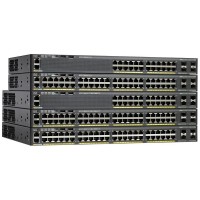 Коммутатор Cisco Catalyst, 24 x GE (PoE), 4 x 1G SFP, IP Lite WS-C2960XR-24PS-I