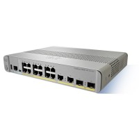 Коммутатор Cisco Catalyst, 12 x GE (PoE+), 2 x GE, 2 x SFP, IP Base WS-C3560CX-12PC-S