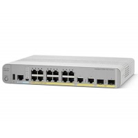 Коммутатор Cisco Catalyst, 2 x ME, 6 x GE (PoE+), 2 x SFP+, IP Base WS-C3560CX-8XPD-S