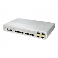Коммутатор Cisco Catalyst, 8 x GE, 2 x GE, IP Base WS-C3560CPD-8PT-S