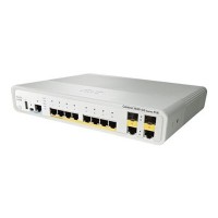 Коммутатор Cisco Catalyst, 8 x GE (PoE+), 2 x GE/SFP, IP Base WS-C3560CG-8PC-S